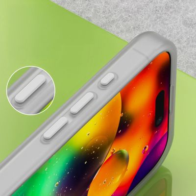 7. Etui Magnetic Abrasive na iPhone 17 kompatybilne z MagSafe - matowe białe