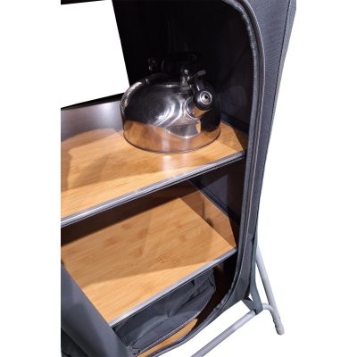 10. SZAFA TURYSTYCZNA SKŁADANA Z 3 PÓŁKAMI 49x53x95CM CAMP ACTIVE