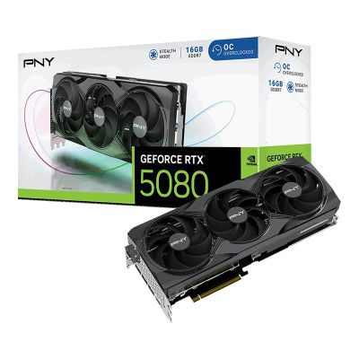 19. Karta graf. PNY RTX 5080 Triple Fan OC 16 GB