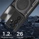 7. Etui na Samsung Galaxy A17 4G / A17 5G / A18 / A26 z podstawką i przesuwaną osłoną obiektywów - czarne