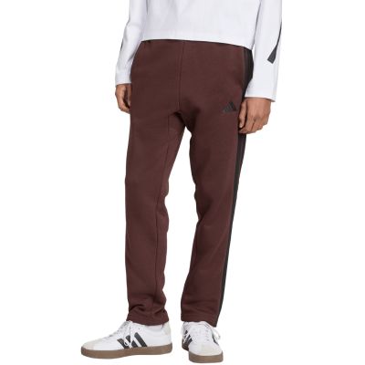 7. Spodnie męskie adidas Essentials 3-Stripes Fleece brązowe JX0713
