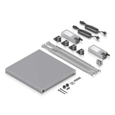 9. Ubiquiti UniFi ECS-24-POE przełącznik sieciowy Zarządzany L2/L3 10G Ethernet (100/1000/10000) Obsługa PoE 1U Szary