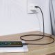 10. Ugreen kabel przewód USB Typ C (męski) na Typ C (męski) 1 m biały (US300)