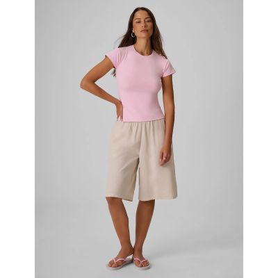 3. T-shirt slim gładki damski 4F 4FRSS26TTSHF4520-56S