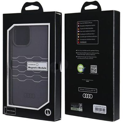 7. Etui Audi IML MagSafe na iPhone 13 Pro Max - czarne