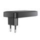 2. Ładowarka Acefast A100 65W GaN 2 USB-C+ USB-A ultra cienka - czarna