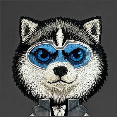 6. Etui Nimmy Cool&Cute 2.0 Wolf na iPhone 17 Pro - czarne