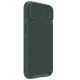 5. Nillkin Textured S Case etui iPhone 14 Pro Max pancerny pokrowiec z osłoną na aparat ciemnozielone