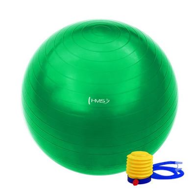 Piłka gimnastyczna YB01 65 cm zielona