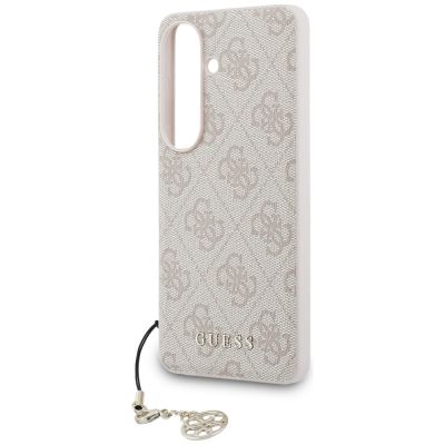 5. Etui Guess 4G Classic Logo Charm MagSafe na Samsung Galaxy S26 - różowe