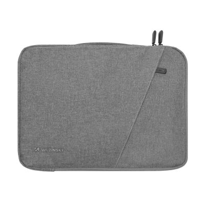 2. Torba na laptop Wozinsky WTNP-14G 13-14" z chowaną rączką - szara