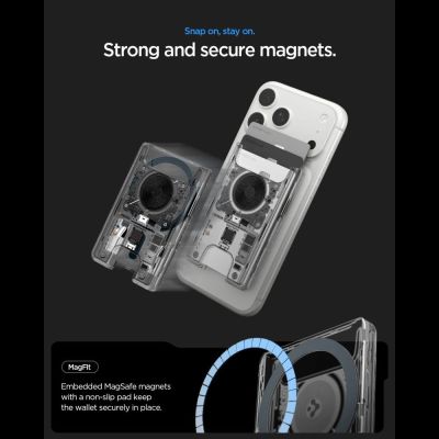 9. Portfel magnetyczny Spigen Ultra Hybrid Wallet MagSafe na telefon - Neo One