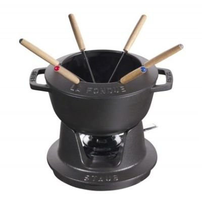 2. Zestaw do fondue Staub - 18 cm, Czarny