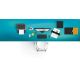9. Skaner szczelinowy do dokumentów IRIS Executive 4 458737 (A4; USB; Kabel USB)