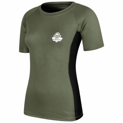 6. Rashguard damski ARMY GREEN COMBATWEAR | DBX Bushido