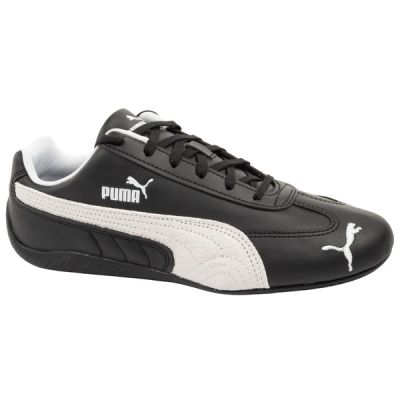 Puma buty męskie sportowe Speedcat czarne skórzane modne sneakersy