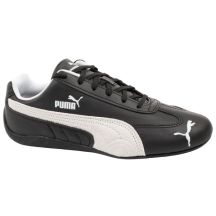 Puma buty męskie sportowe Speedcat czarne skórzane modne sneakersy