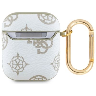 2. Guess GUA2PG4GPH AirPods 1/2 cover        biały/white 4G Hook