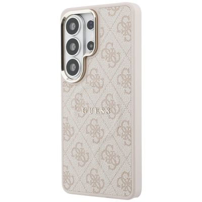 2. Etui Guess 4G Embossed Ring MagSafe na Samsung Galaxy S26 Ultra - różowe