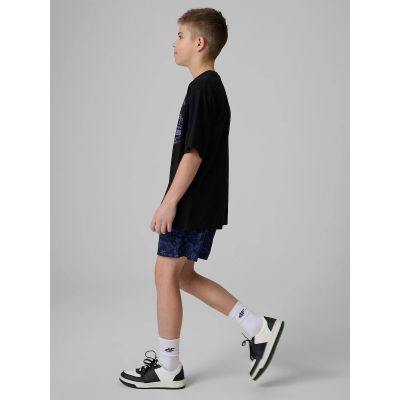 4. Spodenki plażowe boardshorty chłopięce 4F 4FJRSS26UBDSM215-90A