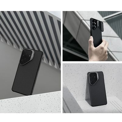 7. Etui Nillkin CarboProp Magnetic z osłoną aparatu i podstawką kompatybilne z MagSafe na Samsung S26 Ultra - czarne