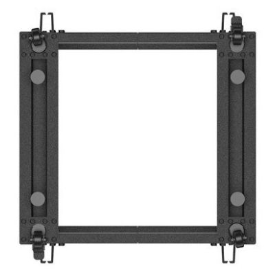 2. OPEN RACK 19" 9U 600X600-1100 REGULOWANY CZARNY LANBERG