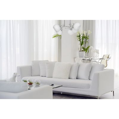 4. Żyrandol klasyczna lampa sufitowa wisząca Activejet IRMA Nikiel 5xE27 do salonu