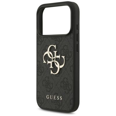 6. Etui Guess 4G Strap 4G Classic Logo na iPhone 17 Pro - czarne