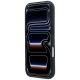 5. Etui BMW M Quadrille Kevlar Anthracite & Tricolor Print Lines MagSafe na iPhone 17 Pro / 18 Pro - czarne