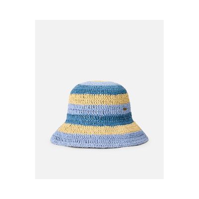 Kapelusz damski RIP CURL Crochet Bucket Hat niebieski