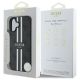 8. Etui Guess 4G Printed Stripes MagSafe na iPhone 16 - czarne