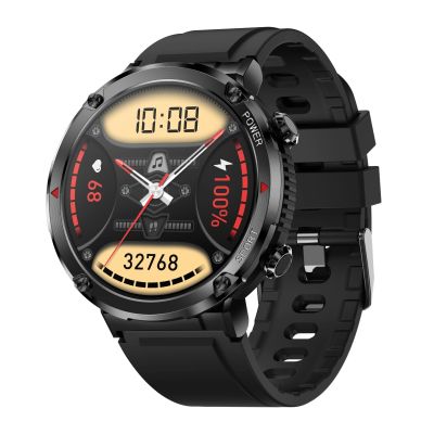 3. Smartwatch Gravity GT21-1+ Czarny Pasek Silikonowy