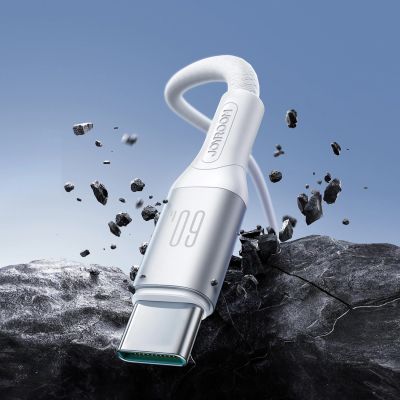 4. Kabel Joyroom S-A28 Flash Series 60W USB-C - USB-C 2m - biały