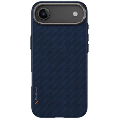 2. Etui UNIQ Keva EDGE Magclick Charging na iPhone Air - niebieskie