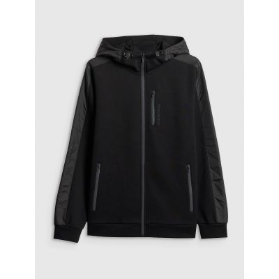 8. Bluza dresowa regular z kapturem męska 4F 4FRSS26TSWSM2804-20S