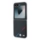 6. Etui BMW Carbon Tricolor na Samsung Galaxy Z Flip 6 - czarne