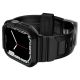 5. Etui z paskiem Spigen Rugged Armor Pro na Apple Watch 4 / 5 / 6 / 7 / 8 / SE (44/45 mm) - czarne