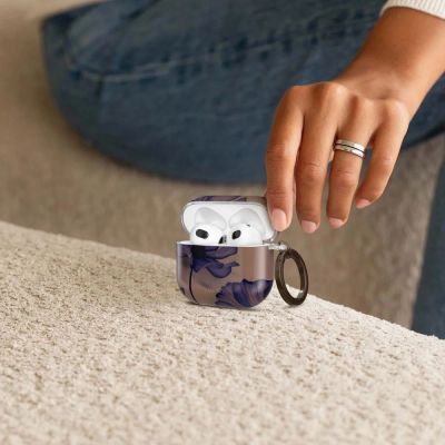 5. Etui Tech-Protect Lamano na AirPods 4 - brązowo-fioletowe