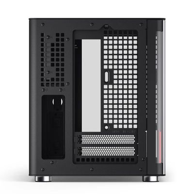 15. Obudowa PC Jonsbo TK-0, Mini-Tower, Mini-ITX, Tempered Glass, Holz - schwarz