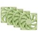 5. HYTE FAN- -FA12-MM-4 system chłodzenia komputerów Procesor Wentylator 12 cm Zielony 4 szt.