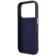 7. Etui Guess FW Resin Logo na iPhone 17 Pro Max - niebieskie