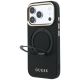 2. Etui Guess Ring Stand 360 Grained Classic Logo MagSafe na iPhone 18 Pro / 17 Pro - czarne