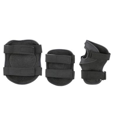35. Ochraniacze zestaw Nils Extreme CZARNE rozmiar M H110