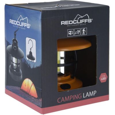 3. LATARKA LAMPA CAMPING BATERIE MIODOWA REDCLIFFS