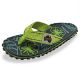 7. Japonki Gumbies Islander Flip-Flops Lime Hibiscus GU-FFISL148