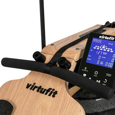 27. VIRTUFIT ELITE DREWNIANY WIOŚLARZ Z OPOREM WODNYM - DREWNO/DĄB