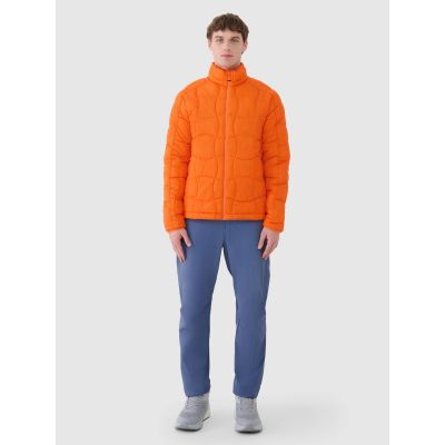 9. Kurtka puchowa trekkingowa z wypełnieniem Primaloft Silver męska 4F 4FWSS25TDJAM527-70S