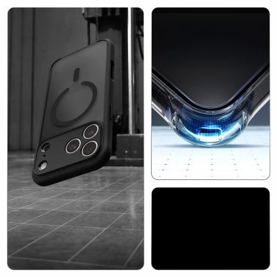 17. Etui Spigen Ultra Hybrid MagSafe na iPhone 18 Pro / 17 Pro - frost black