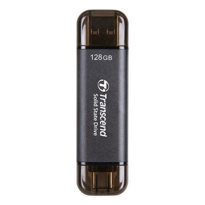 2. Transcend ESD310C Technologia Thunderbolt 128 GB USB Type-A / USB Type-C USB 3.2 Gen 2x2 Czarny