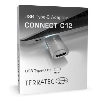 3. Terratec CONNECT C12 USB Type-C HDMI Szary